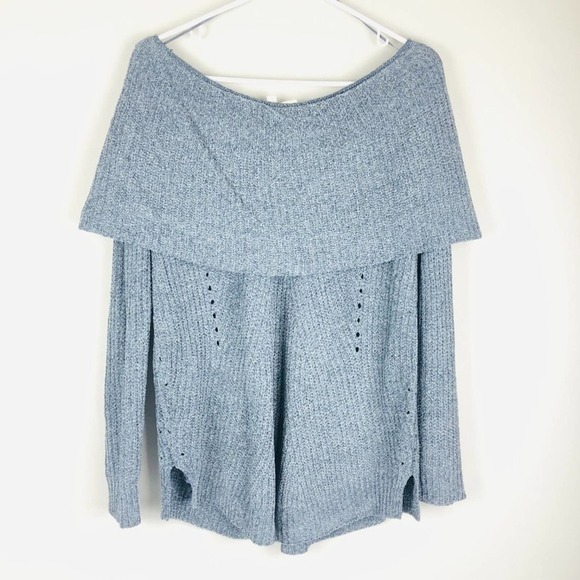 Anthropologie Moth Lucerne Off Shoulder/Cowl Neck Sweater S - Picture 3 of 8